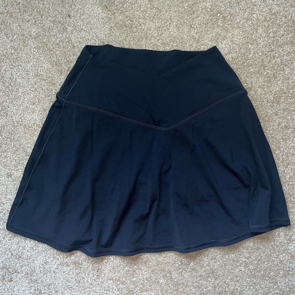 AERIE Offline Black Crossover Skort